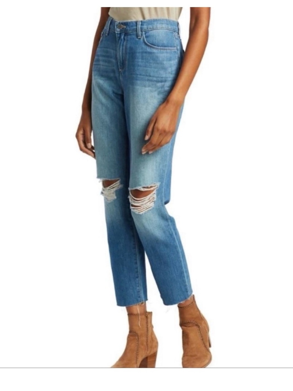L'AGENCE Bridget High-Rise Slouch Straight Jeans 27